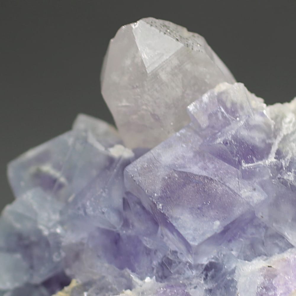 希少共生石！中国/湖南省]瑶崗仙鉱山(ヤオガンシャン)産フローライト