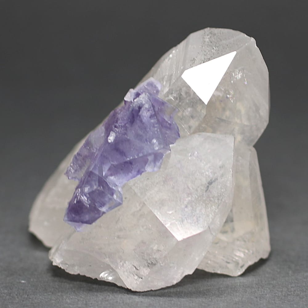 希少共生石！中国/湖南省]瑶崗仙鉱山(ヤオガンシャン)産フローライト