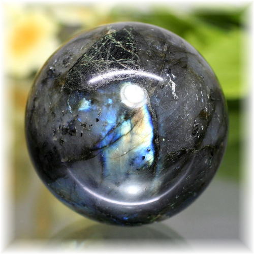 マダガスカル産]ラブラドライト丸玉/スフィア - 埼玉県吉川市の天然石