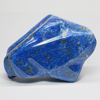 高品質]アフガニスタン産ラピスラズリ磨き原石/フリーフォーム（置物