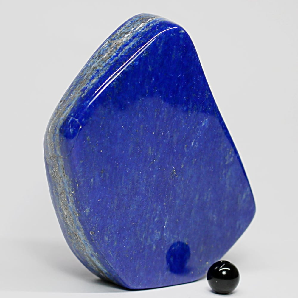 トップクォリティ]アフガニスタン産ラピスラズリ磨き原石/フリー