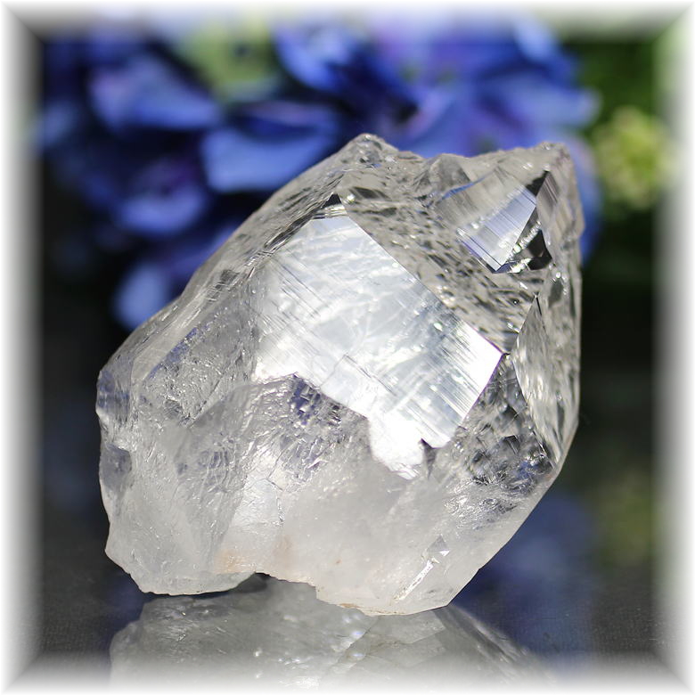 インド/マニハール産]ヒマラヤ水晶原石ナチュラルポイント（セルフ