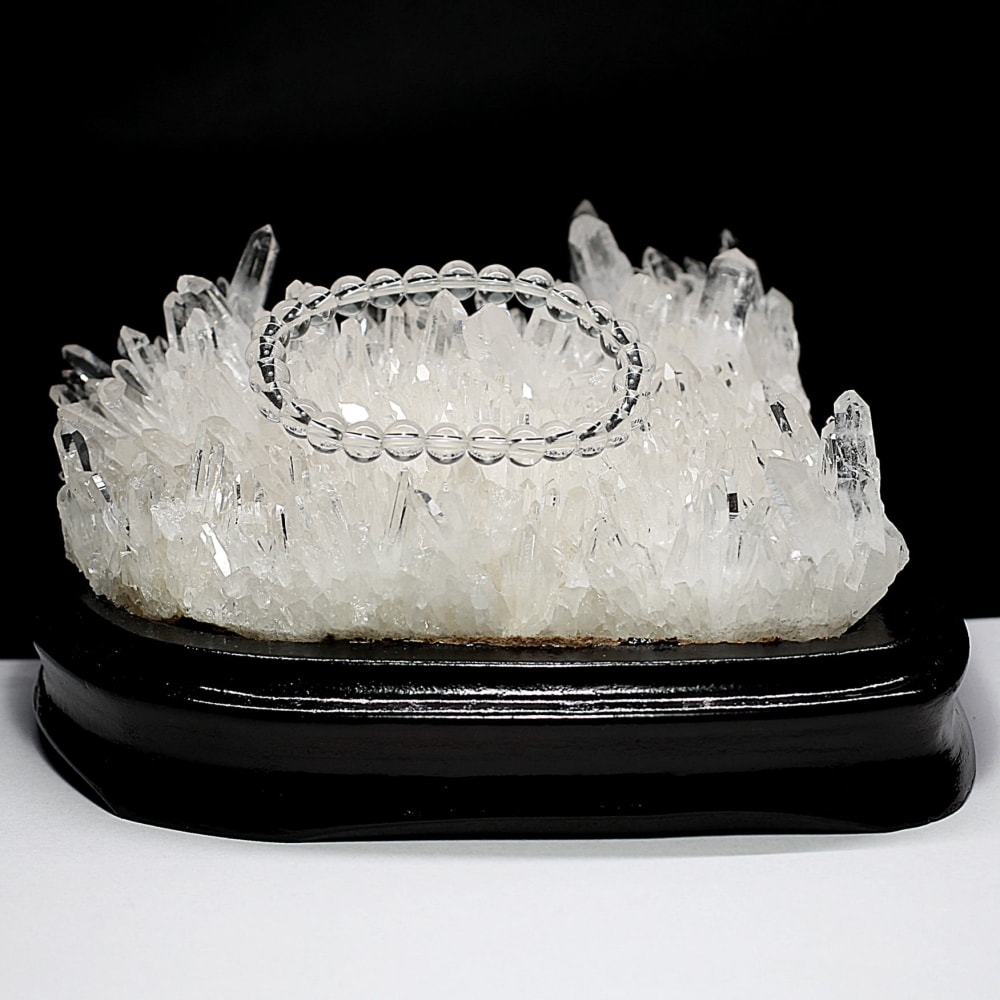 水晶原石（台座付」）