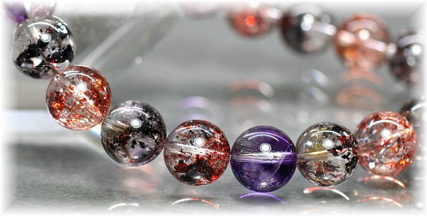 最高品質]ミックススーパーセブンブレスレット（約9.5mm玉） - 埼玉県