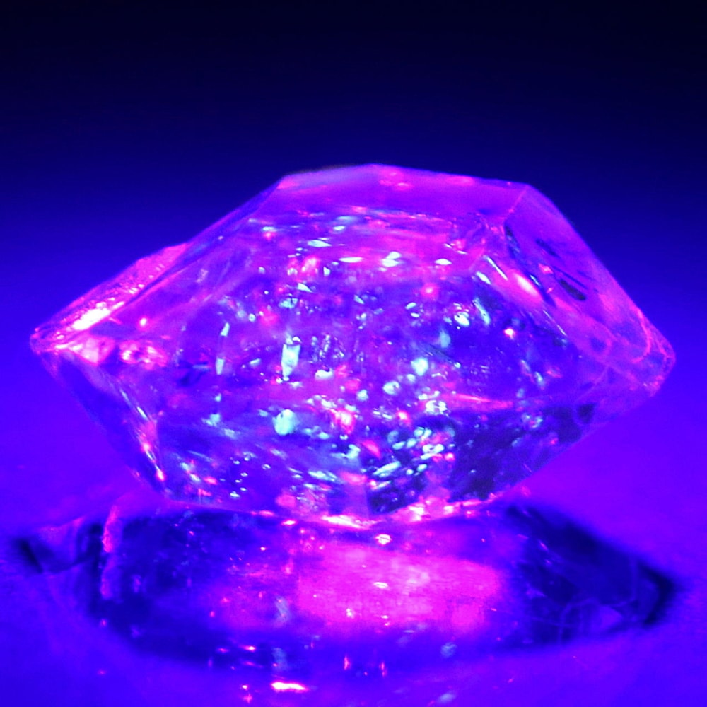 パキスタン産]ダイヤモンドクォーツ原石（パキスタンハーキマー・僅か