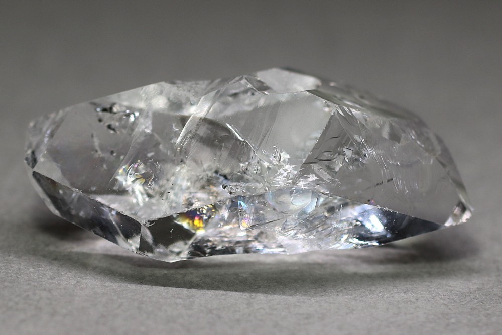 パキスタン産]ダイヤモンドクォーツ原石（パキスタンハーキマー