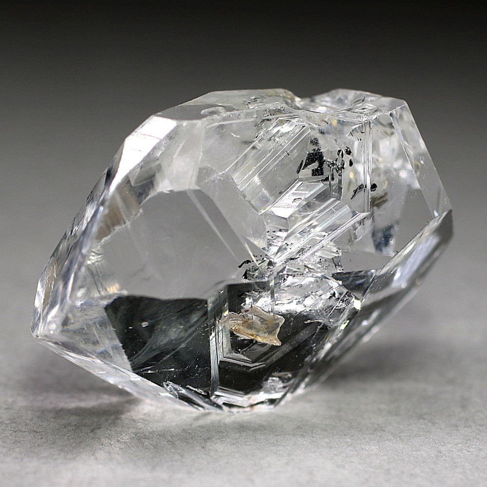 パキスタン産]ダイヤモンドクォーツ原石（パキスタンハーキマー