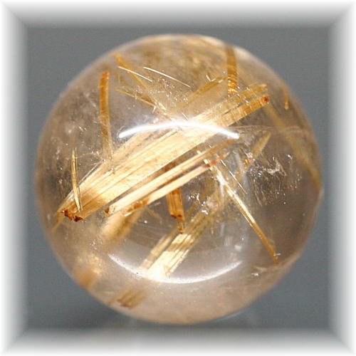 超絶綺麗✨62mm ゴールドルチルクォーツ丸玉スフィア金針水晶