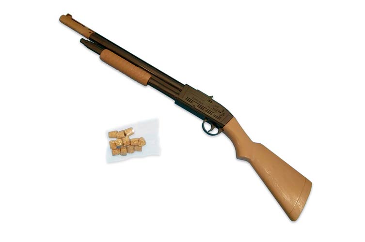 ナカヤシルバー 射的銃 美品 Nakaya 昭和レトロ 縁日 ナカヤシルバー