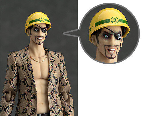 龍が如く』より「figma 真島吾朗」予約開始、あの印象的な表情も3D彩色