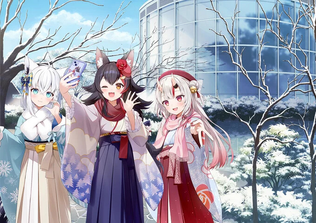 α1 ホロライブ 水着&遠くにミオ 白上フブキ スリーブ&プレイマット α1