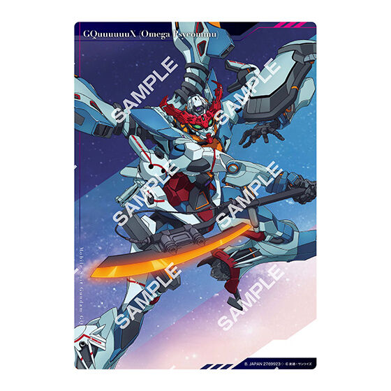 ガンダム ジークアクス B2、メインキャスト3人直筆サイン入りポスター