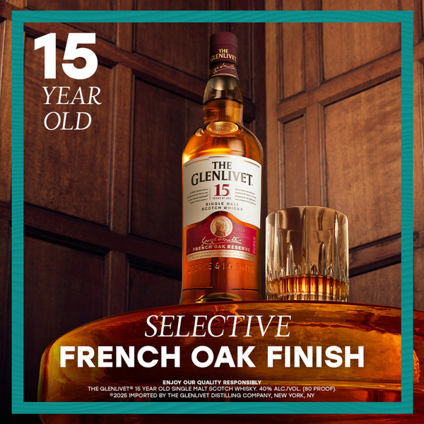 The Glenlivet 15 Year Old Single Malt Scotch Whisky Same-Day