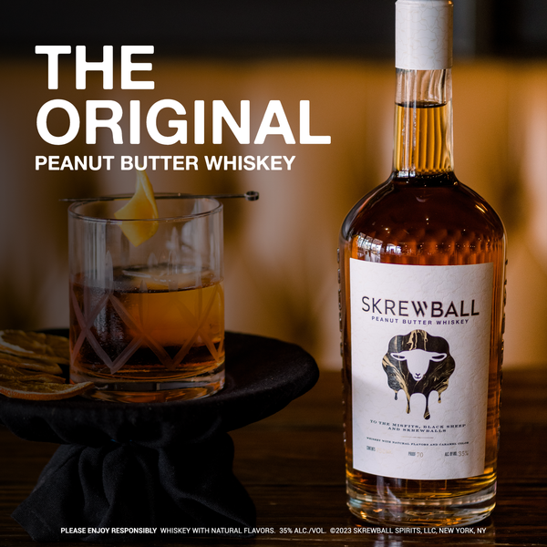 Skrewball Peanut Butter Flavored Whiskey With Natural Flavors Same