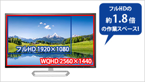 EX-LDQ321DB | 広視野角ADSパネル採用＆WQHD対応31.5型ワイド液晶