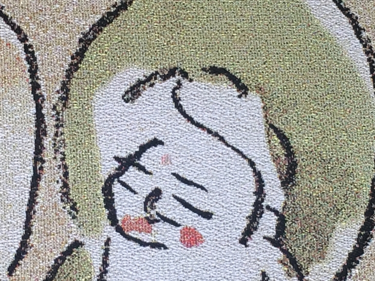 瀬戸内寂聴さんの直筆を最高峰の西陣織で掛け軸に再現。 | いちこし