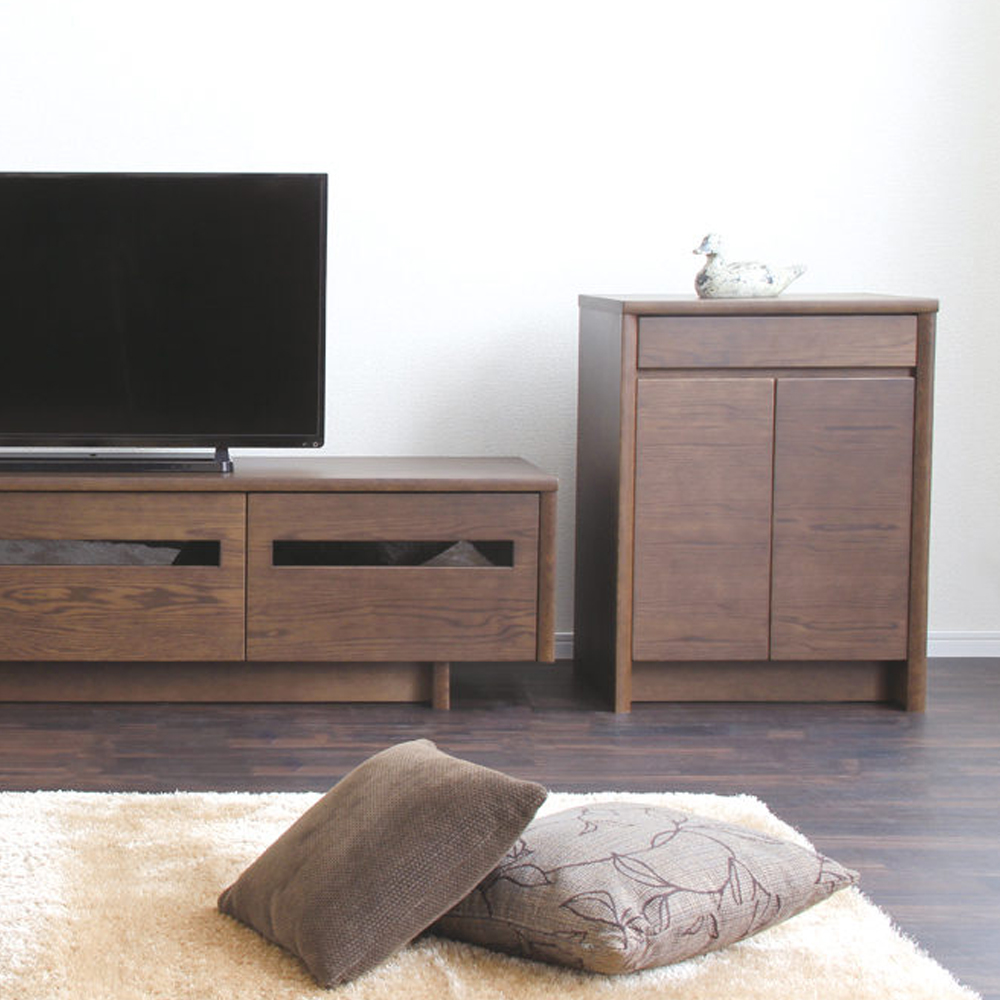 浜本工芸】ナラ材・電話台・サイドチェスト 浜本工芸】ナラ材・電話台