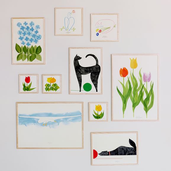 定番品】 山口一郎 「neoflower チューリップ」｜ポスター｜IDEE SHOP