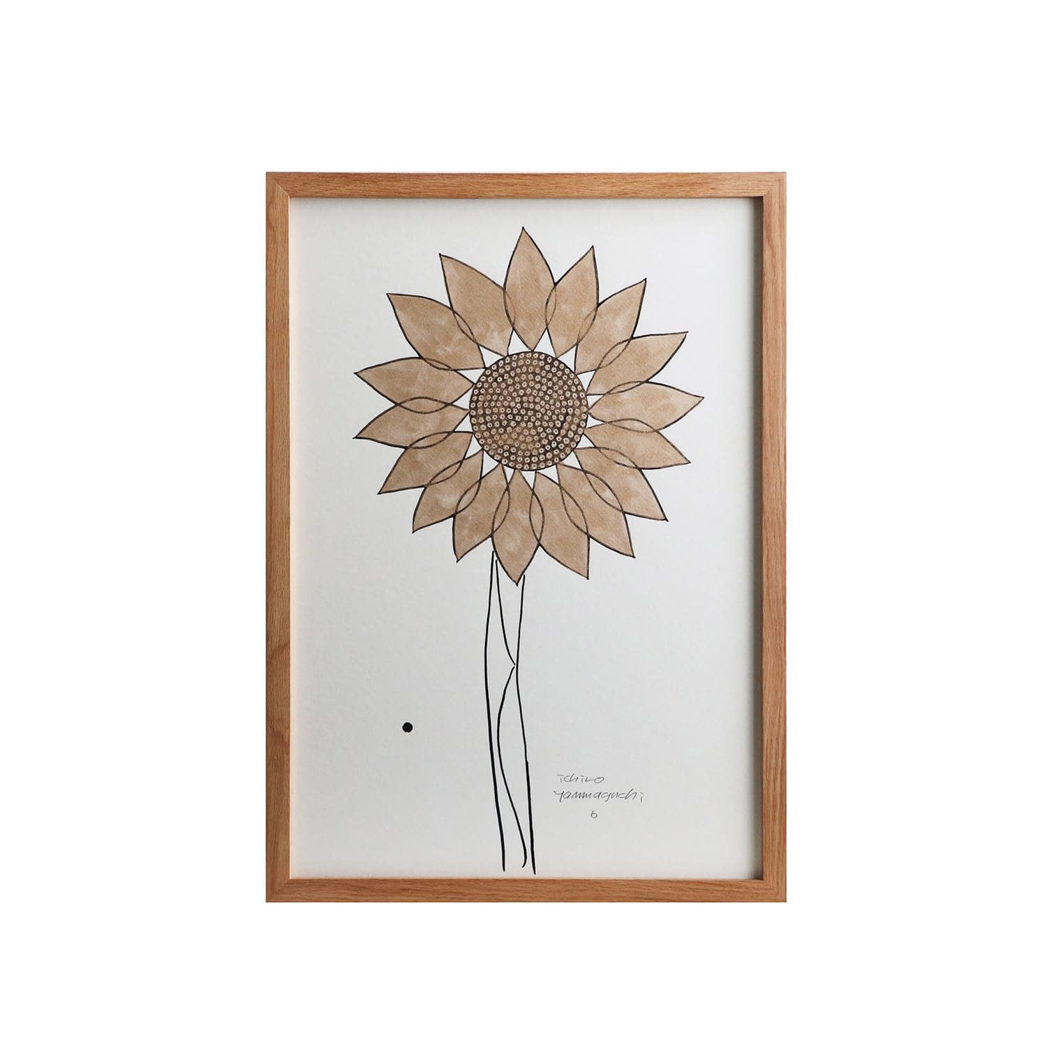 一点物】 山口一郎 「HANA ゴールド」M｜絵画・イラスト（一点もの