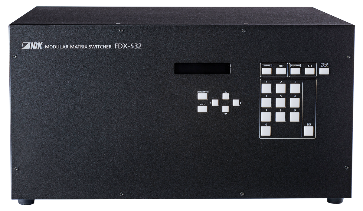 FDX-S32 4K@30対応 モジュラー型マトリクススイッチャー | 株式会社