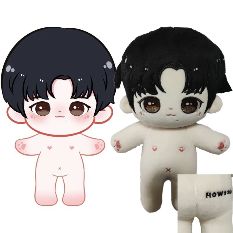 ロウン ROWOON 2023ファンミ公式 ぬいぐるみ 黒スーツ