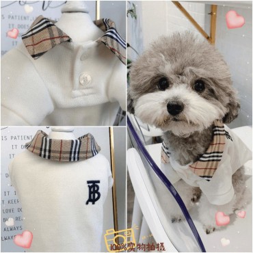 バーバリー 犬服 tシャツ パーカー 犬のトレーナーシャツ 猫服 ペット