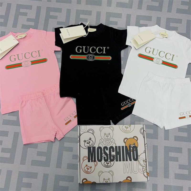 未使用品 グッチ セットアップ Tシャツ パンツ キッズ インターロッキングG