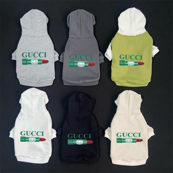 GUCCI フード付き犬用ウェア小型犬用 グッチ お飼い主とお揃い フード