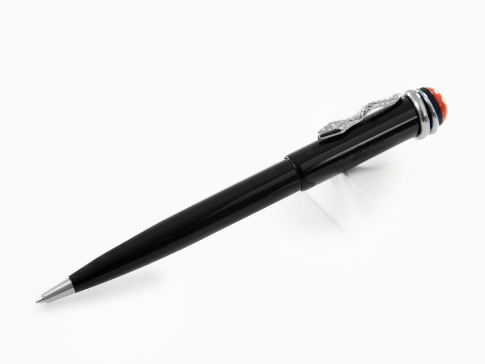 Montblanc Heritage Rouge & Noir Ballpoint pen, Platinum Trim
