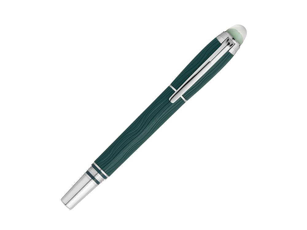 Montblanc StarWalker PolarGreen Fineliner, Green, Platinum trim
