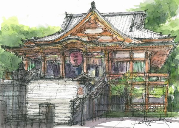 五十嵐吉彦の水彩画