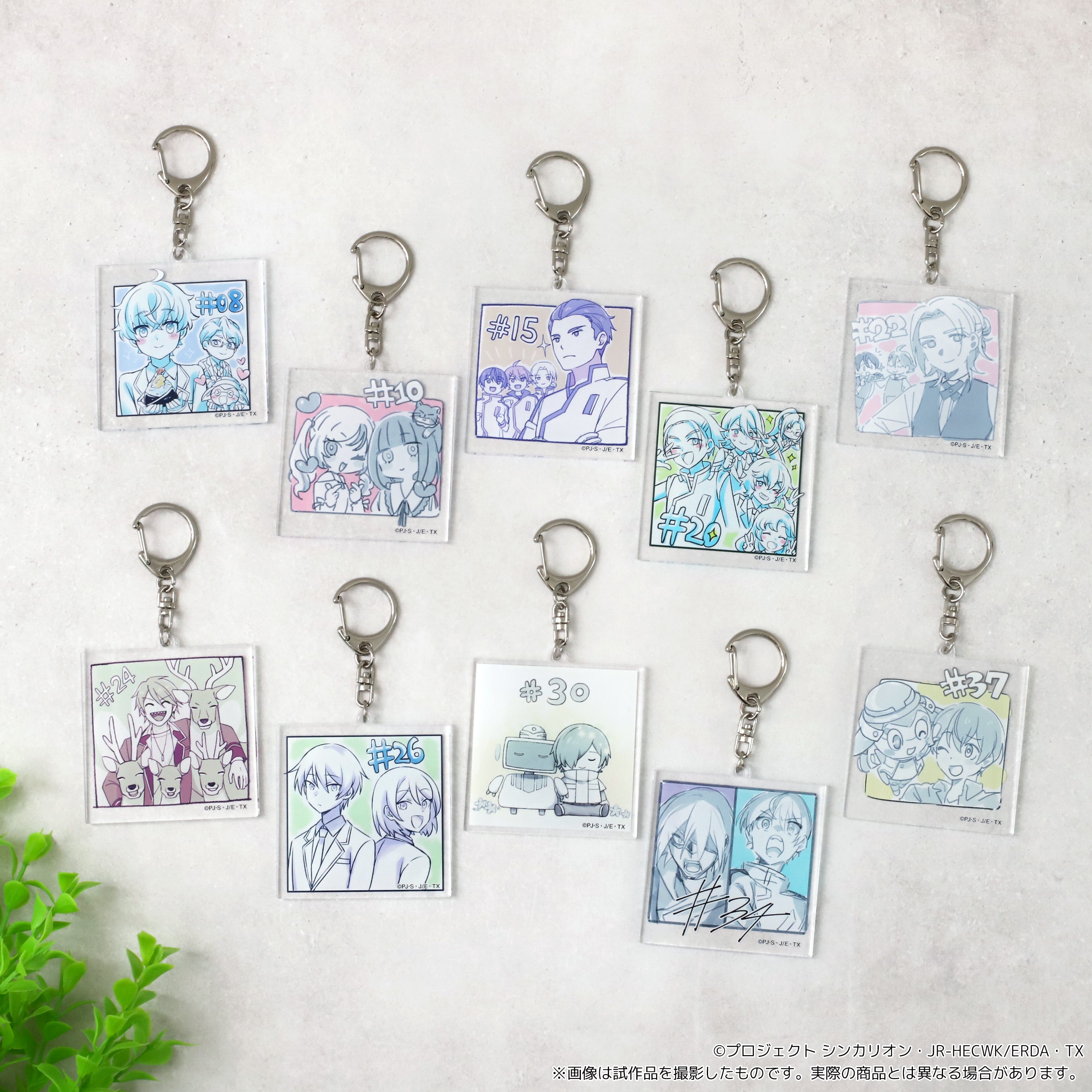 キミガシネ キャラドットアクキー アクリルキーホルダー サラ