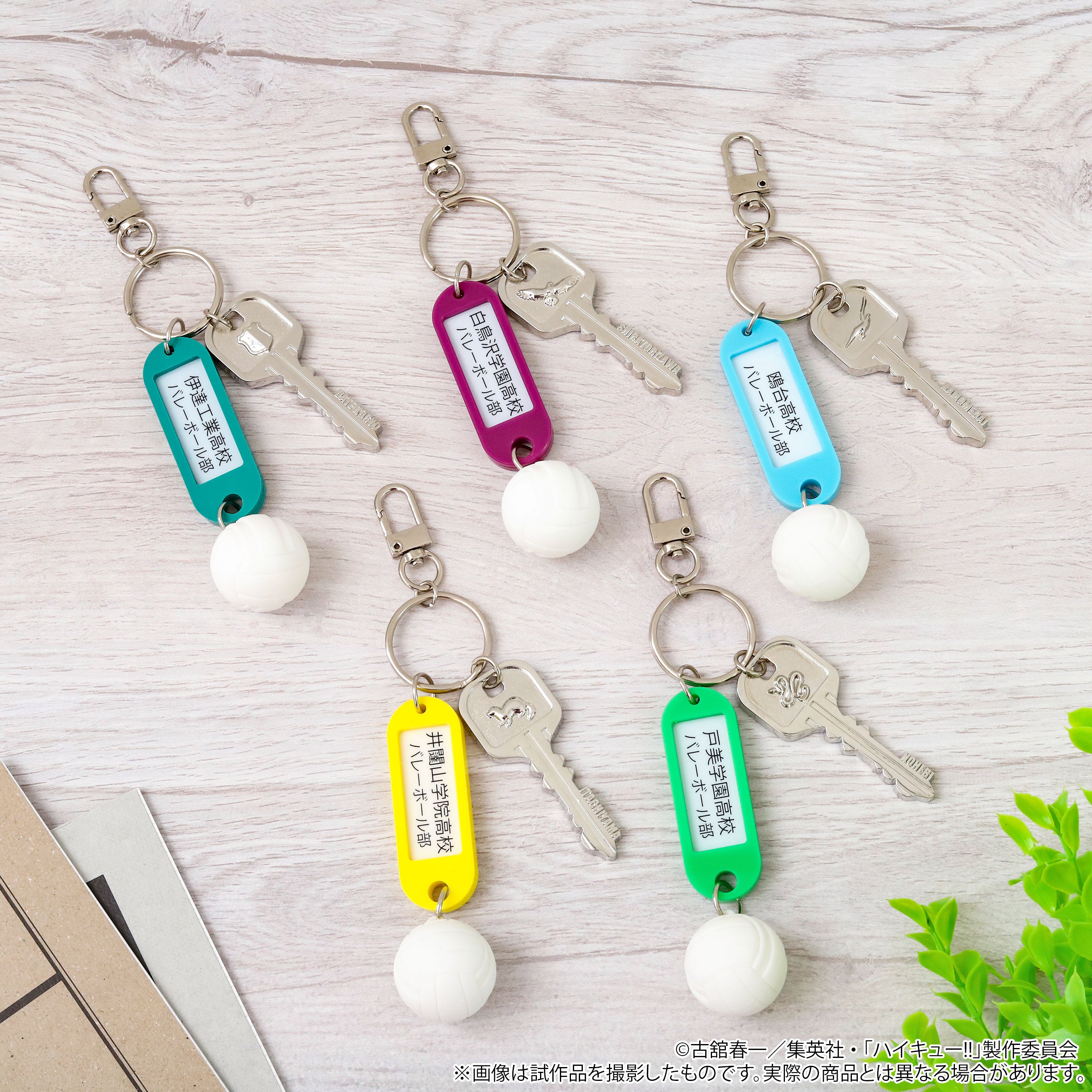 ハイキュー!! トレーディング高校名付き鍵チャームキーホルダー 第2弾