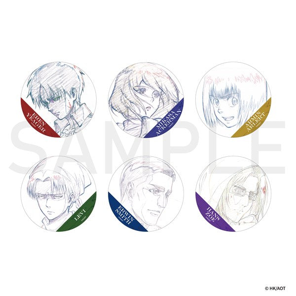 進撃の巨人 原画缶バッジ リヴァイ – IG Port ONLINE STORE