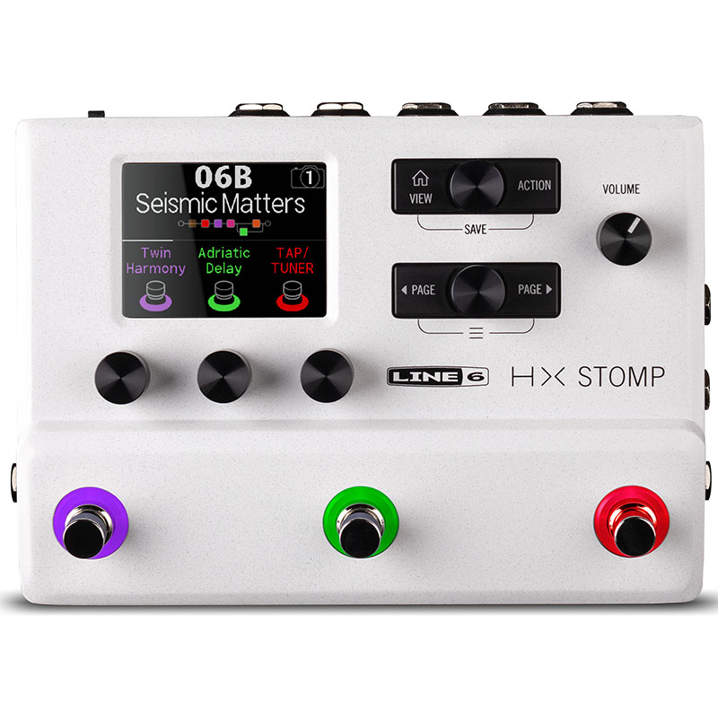Line 6】超コンパクトなプログレード・ギタープロセッサー「HX Stomp