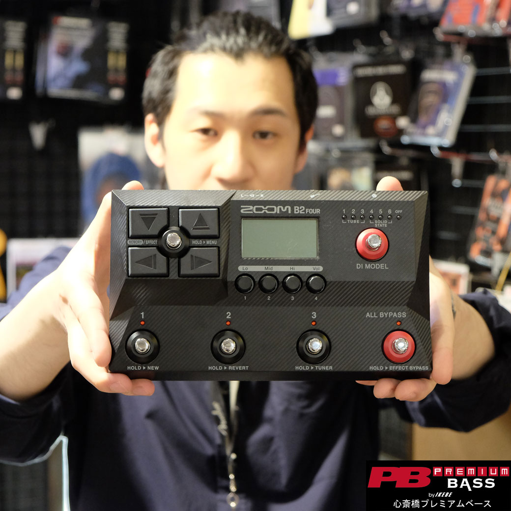 ようやく店頭に並びました…ZOOMの最新マルチ”B2 FOUR”！新しい