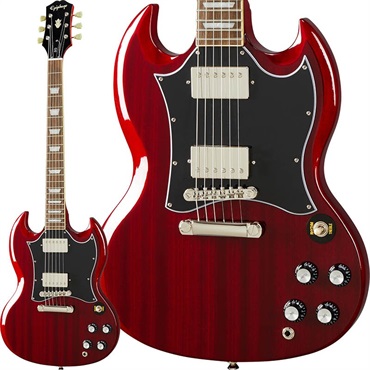 極美品 Epiphone SG エレキギター 赤 艶消し ソフトケース付き 最終