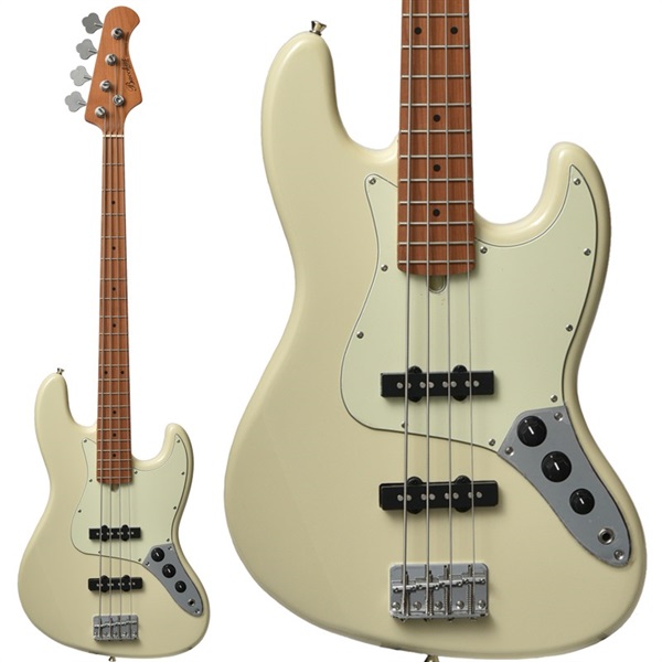 美品 Bacchus BJB-1R LH ホワイト レフティ 左利き 希少 バッカス