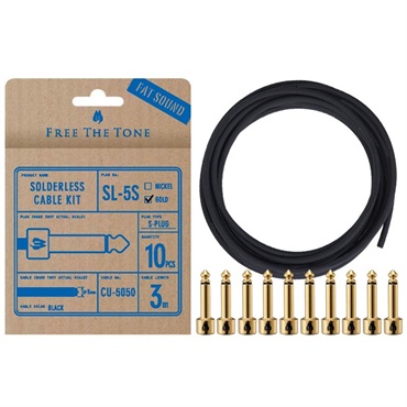 Free The Tone CU-5050用ソルダーレスプラグキット [S＆Lプラグ各5個