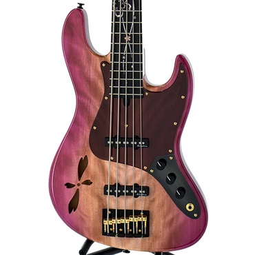 Laid back エレキベース ピンク