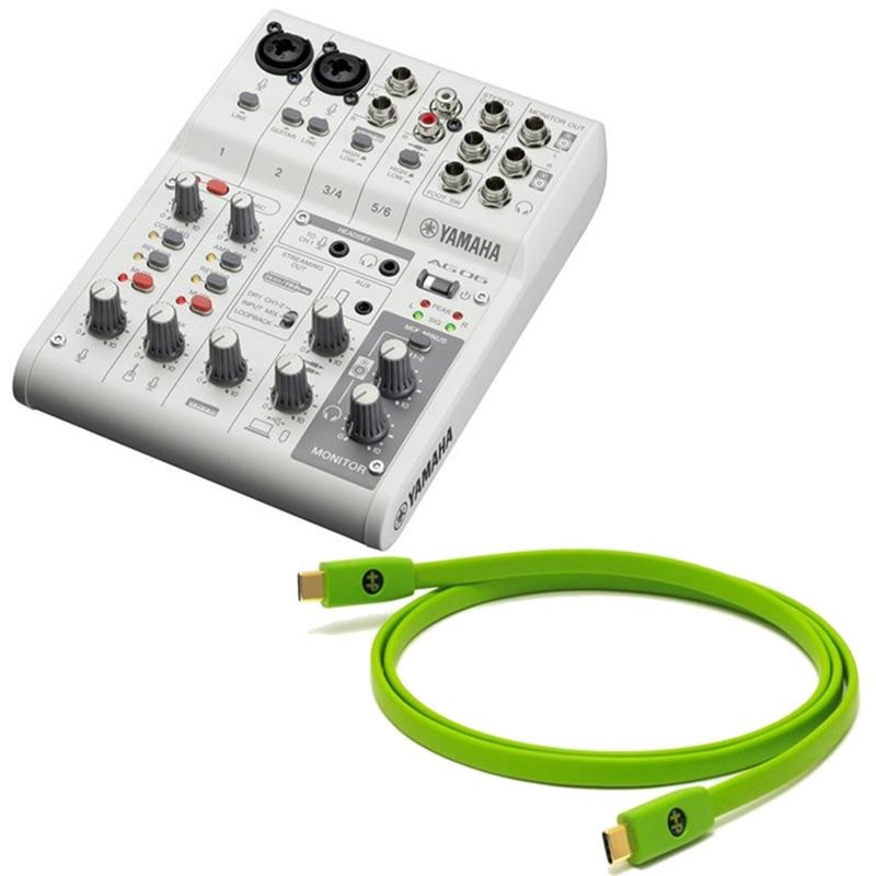 YAMAHA AG06【付属品完備】 付属品完備】YAMAHA AG06 mk2 オーディオ