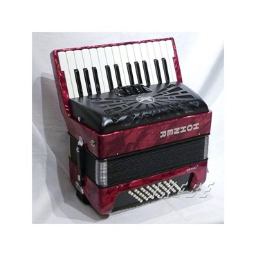 Hohner (アコーディオン専門店・出荷前検品発送)Bravo II 48 RED