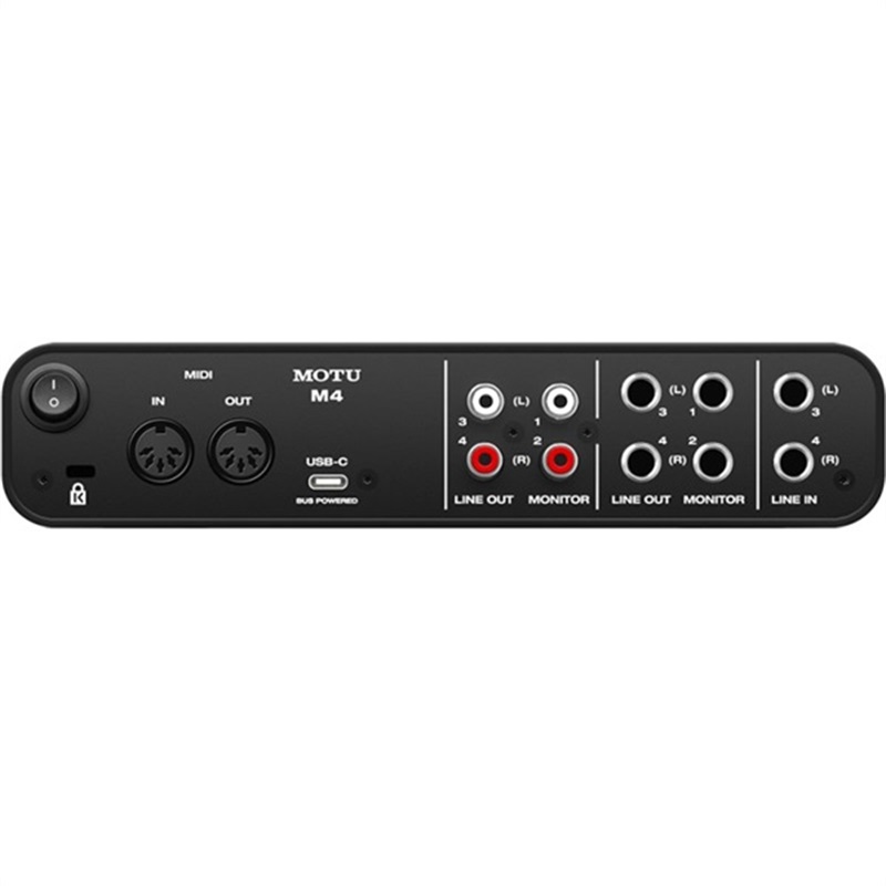 MOTU M4 (USB-Cオーディオインターフェイス)(モツ)(DTM) ｜イケベ楽器
