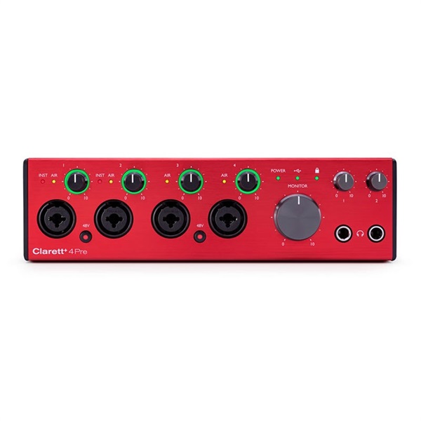 Focusrite Clarett+ 4Pre ｜イケベ楽器店オンラインストア