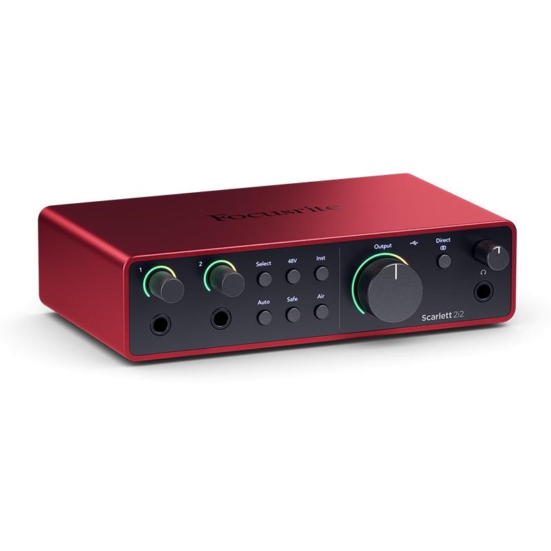 Focusrite Scarlett 2i2 Studio gen4(コンデンサーマイク/ヘッドフォン