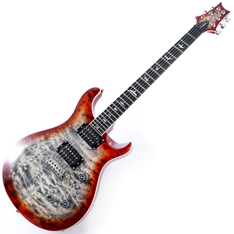 P.R.S. SE Custom 24-08 Quilt Package (Charcoal Cherry Burst