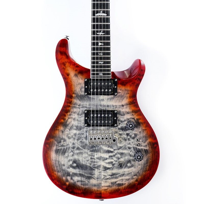 P.R.S. SE Custom 24-08 Quilt Package (Charcoal Cherry Burst