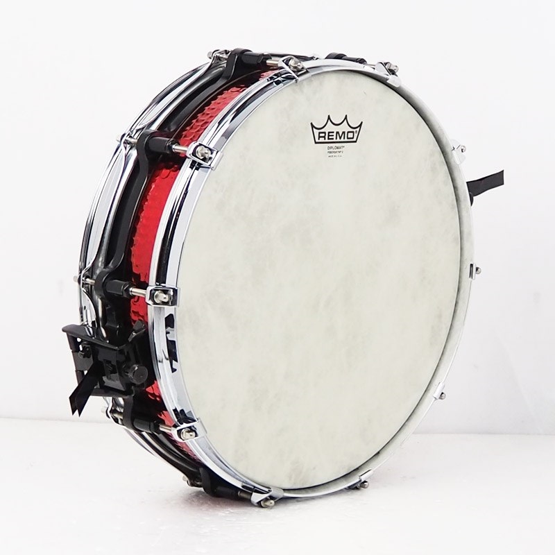 真鍮製Fresh Hoop スネアドラムヘッド本皮用 LITIK Tucker付 真鍮製