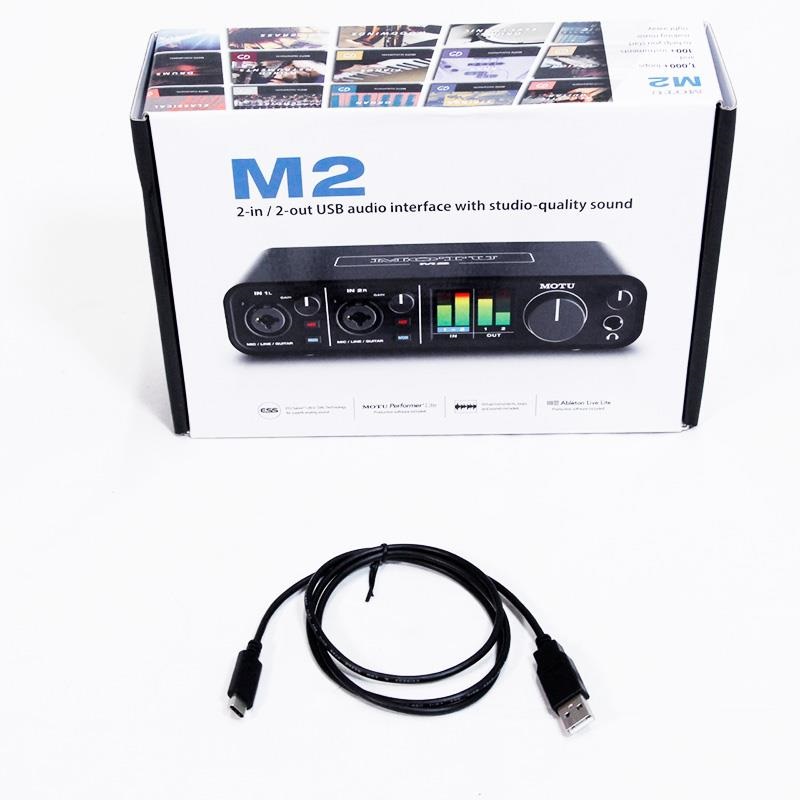 MOTU M2 USBオーディオインターフェイス 2-in/2-out Amazon.co.jp