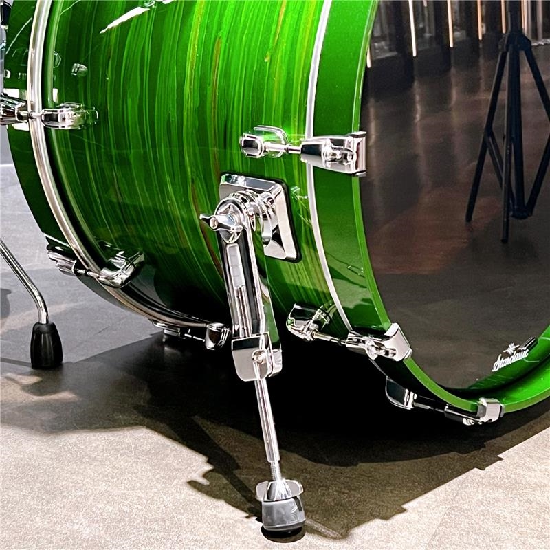 妻の作った 抹茶茶碗 ドラムセット ドラムスティック 陶芸 手びねり 妻